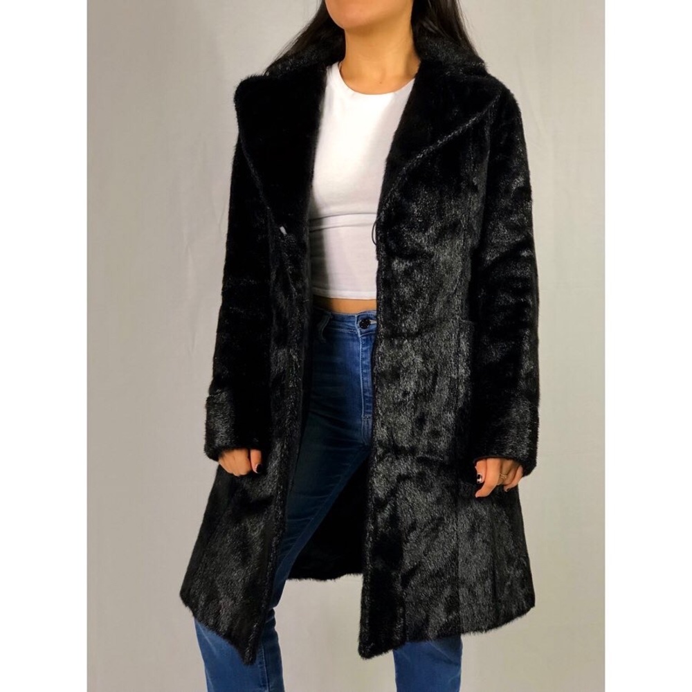 MARGIT BRANDT FAUX FUR COAT